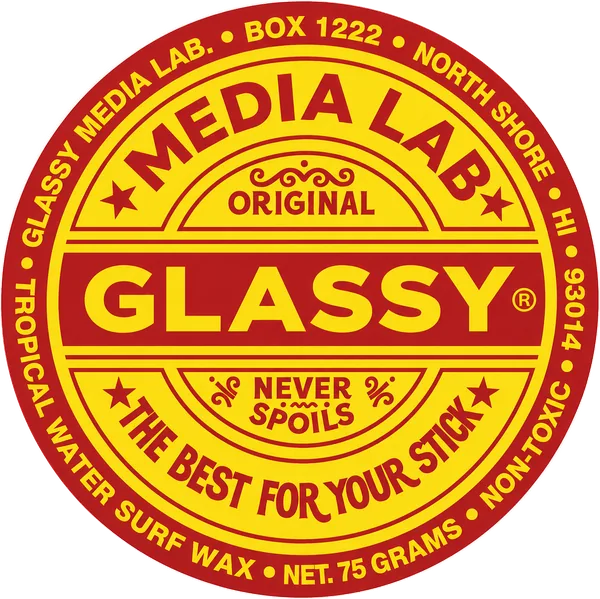Sticker Glassy Wax de Glassy Media Lab